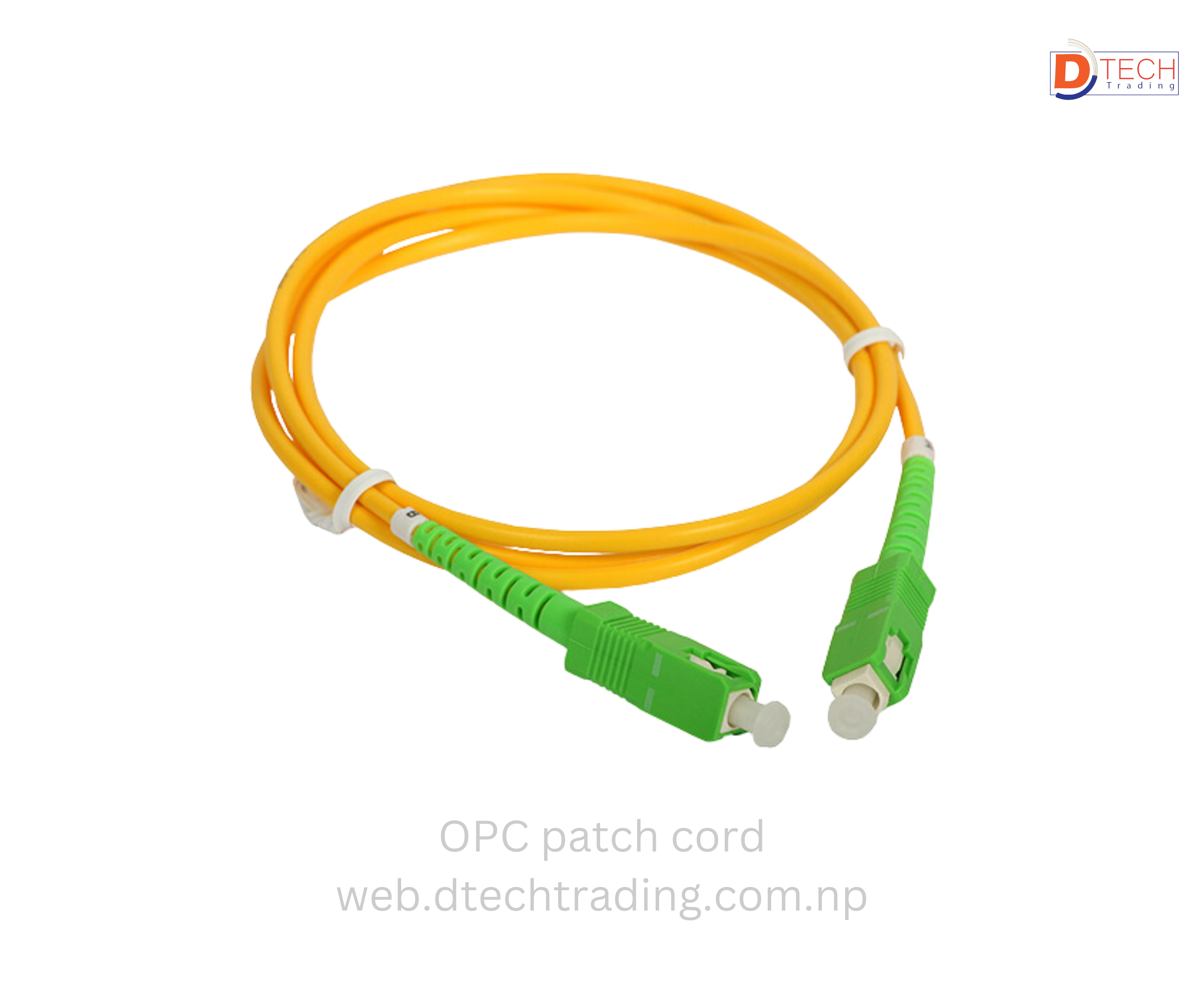 Patch Cord SC APC to SC APC 3.00mm Simplex 5M